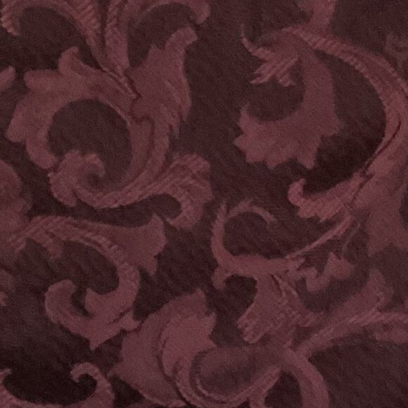 Lace up Reversible handcrafted Burgundy Damask Renaissance underbust corset - Picture 5 of 5